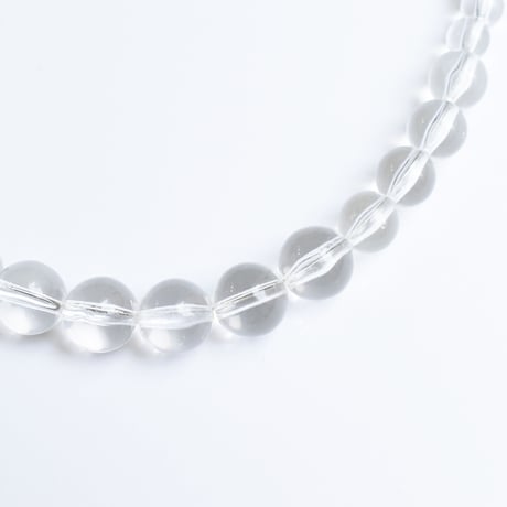 clear  ball necklace