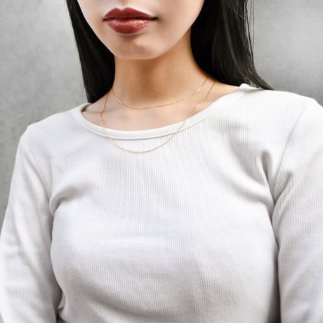mirror cut necklace
