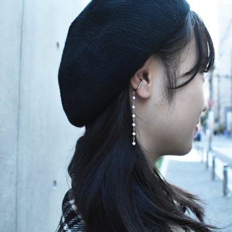 pearl chain earcuff