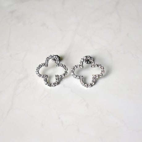 bloom rhinestone pierce / earring