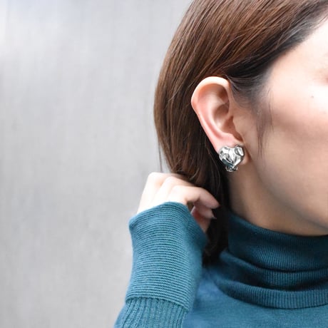 distorted heart pierce / earring