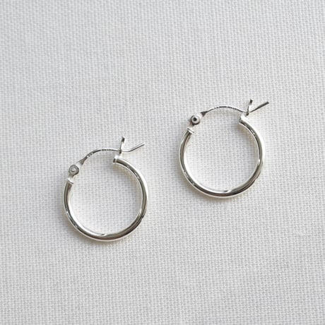 silver925 simple hoop pierce  L