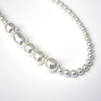 baroque pearl design necklace