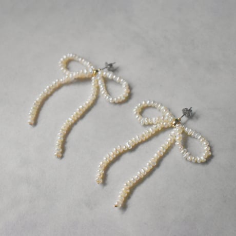 tansui drop ribbon pierce / earring
