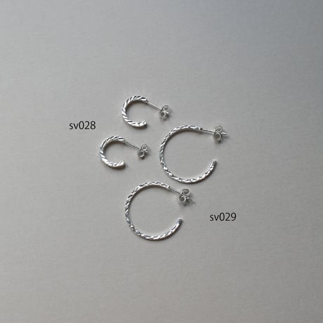 silver925 thick hook pierce