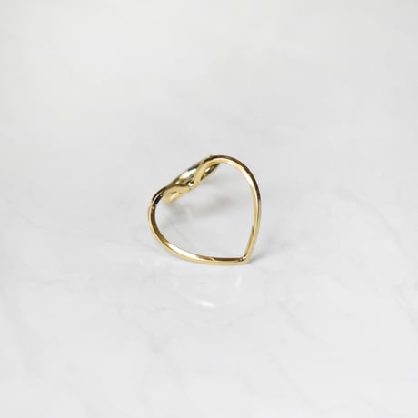 flame heart ear cuff