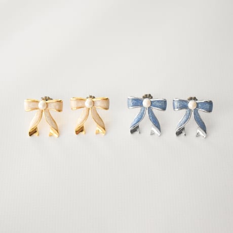 lily ribbon pierce / earring