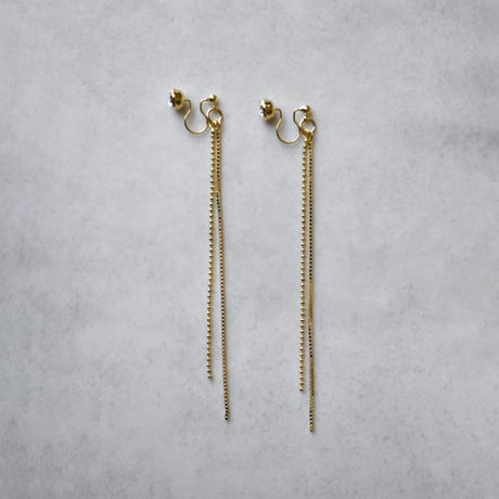 glow long chain pierce / earring A