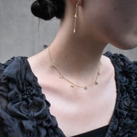 zirconia chain necklace