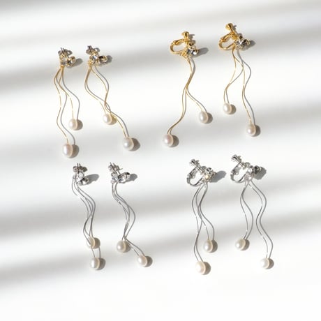 milky cherry pierce / earring
