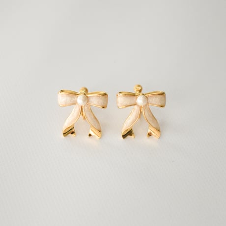lily ribbon pierce / earring