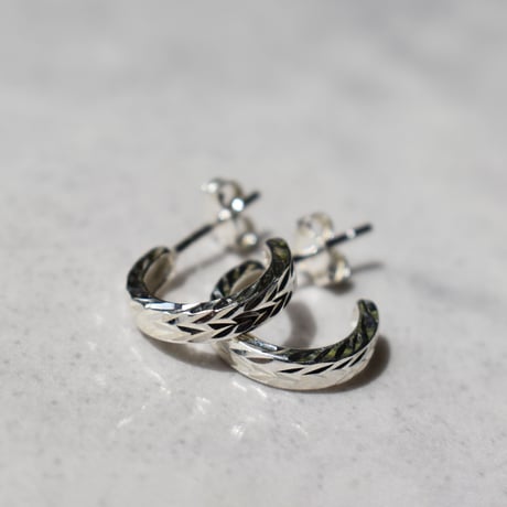 silver925 thick hook pierce