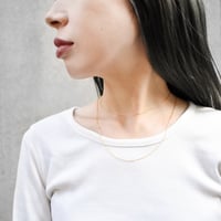 mirror cut necklace