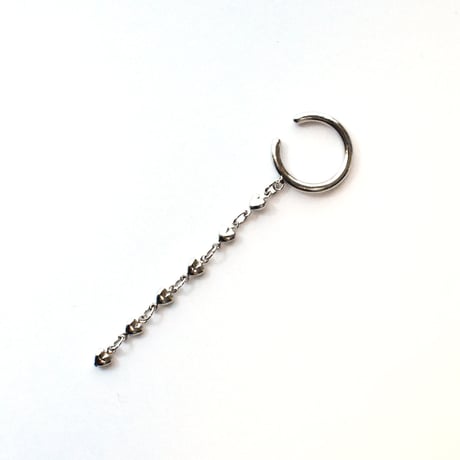 heart chain earcuff