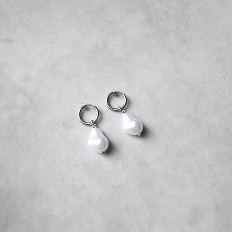 baroque pearl stainless pierce / earring