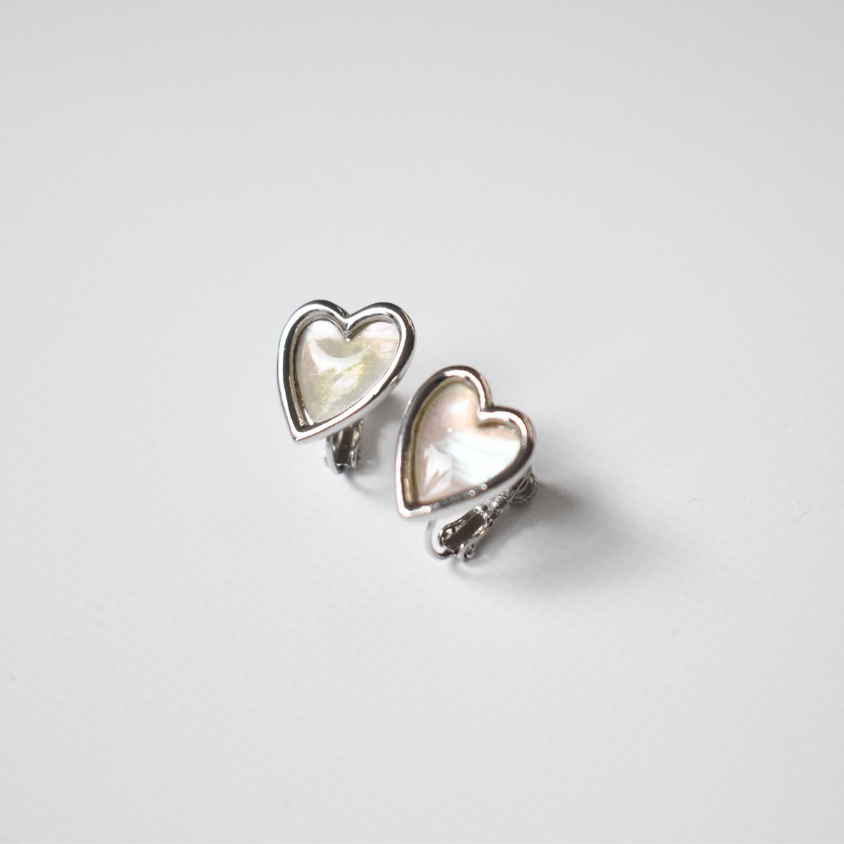 shell heart pierce / earring M | ISRIE