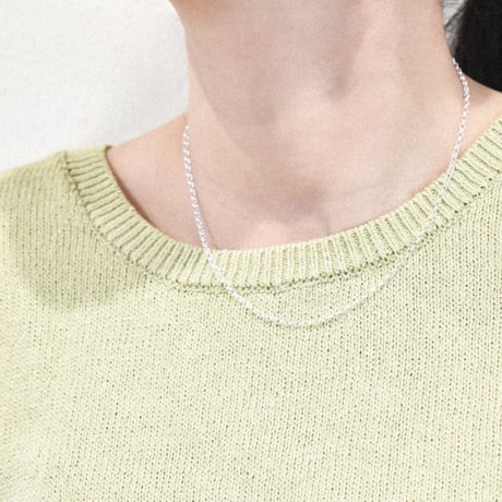 silver925 round chain necklace