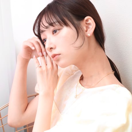 shell heart necklace S