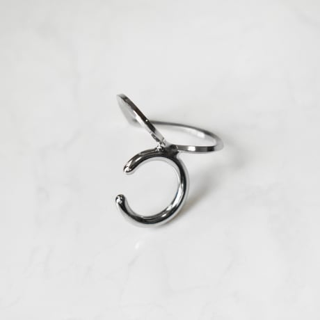 flame heart ear cuff