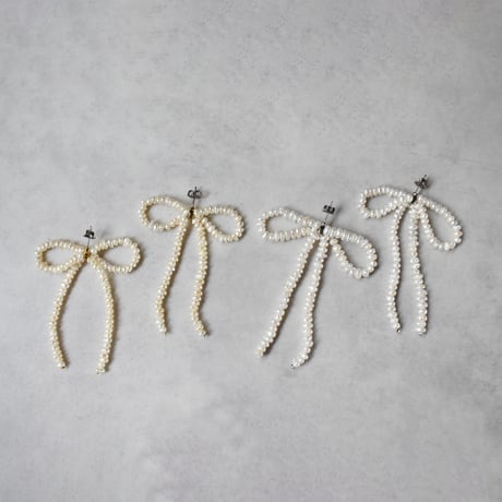 tansui drop ribbon pierce / earring