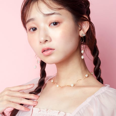 milky cherry pierce / earring