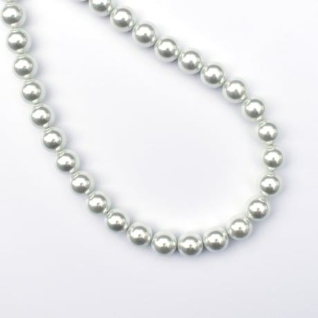 big glass pearl necklace