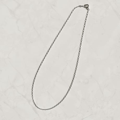 silver925 oval chain necklace