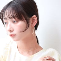 glow long chain pierce / earring D