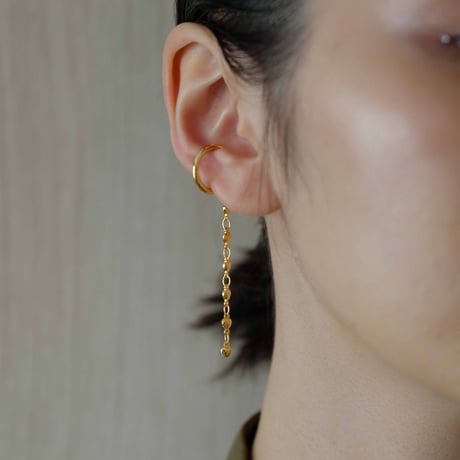 heart chain earcuff