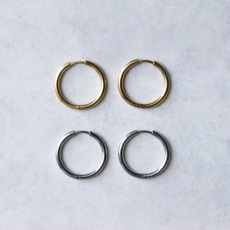 stainless hoop pierce M