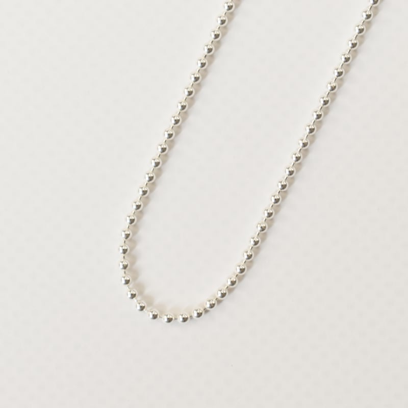 silver925 ball chain necklace | ISRIE