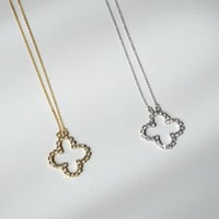 bloom rhinestone necklace