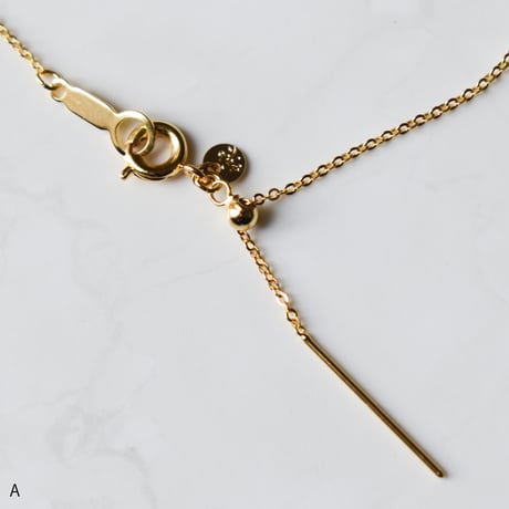 mirror cut necklace