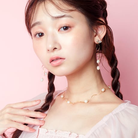milky cherry necklace