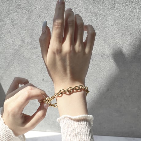 stainless  rugged chain bracelet