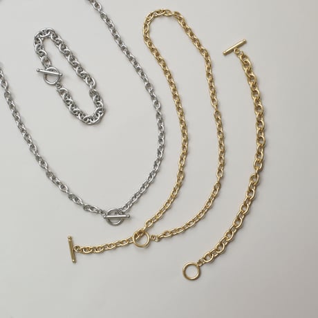 stainless  rugged chain necklace