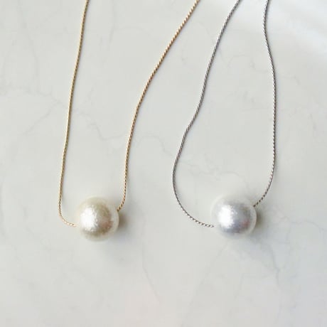 shiny pearl necklace