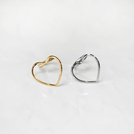 flame heart ear cuff