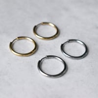 stainless hoop pierce M