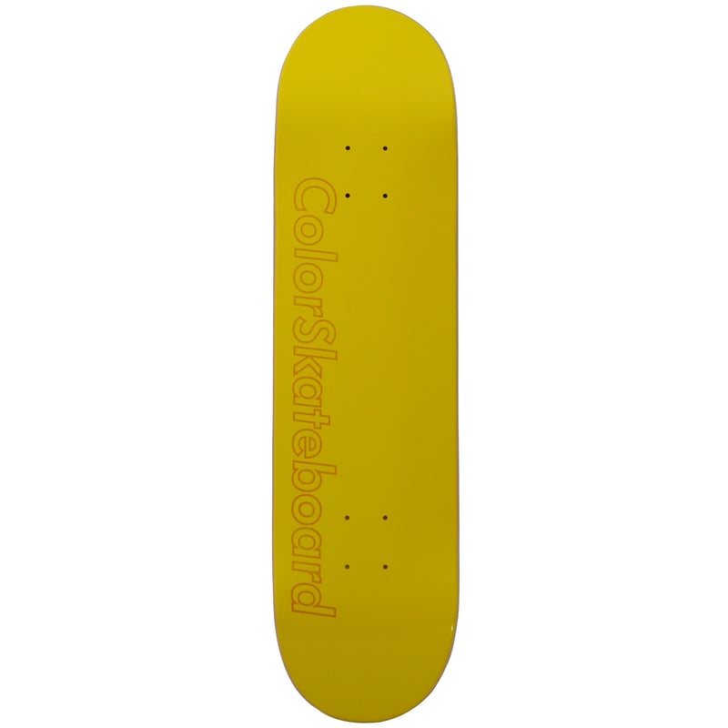 Color Skateboard イエロー デッキ COLOR SKATEBOARD RESIN-7 Premium Yellow | K-PLA