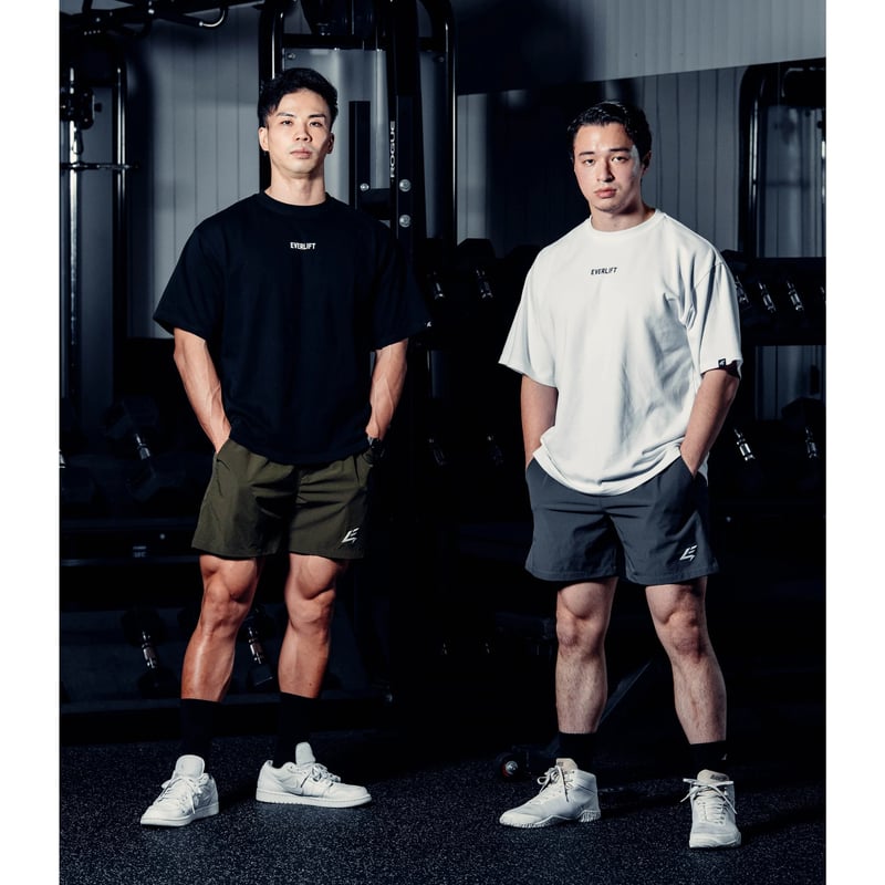 EVERLIFTエバーリフト Versatile Shorts (BLK/L) EVLT Versatile Shorts (CGY) | EVERLIFT STORE