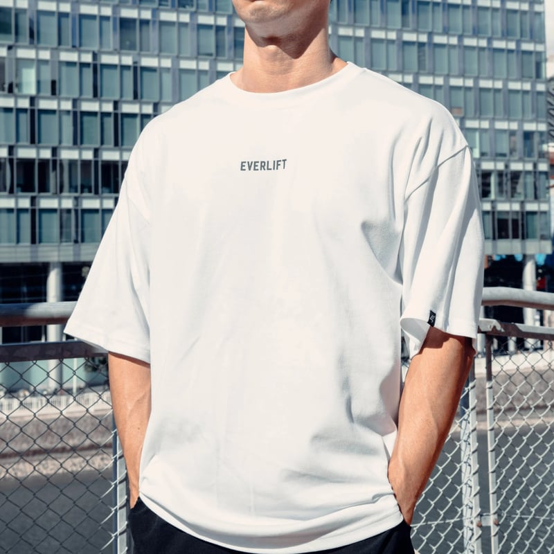 EVLT Big Silhouette Tee (WHT) | EVERLIFT STORE