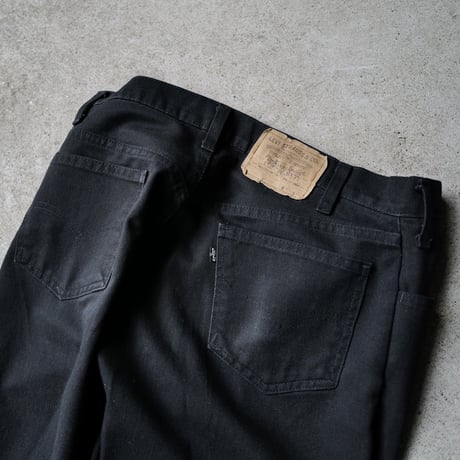 [W34 L30] Levi's 505_Black Black Tab_80s_no.6
