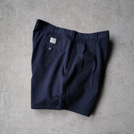 [W40] POLO CHINO SHORTS 2tuck_made in Malaysia_90s vintage_no.2