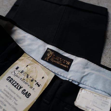 ［W34 L34］Levi's Tapered Slacks_ Black_deadstock