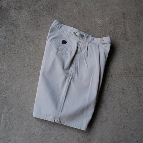 [W33] POLO CHINO SHORTS 2tuck_80-90s vintage