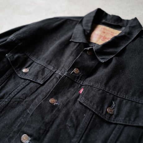 ［L］Levi's Trucker Jaket_Sulfur Black