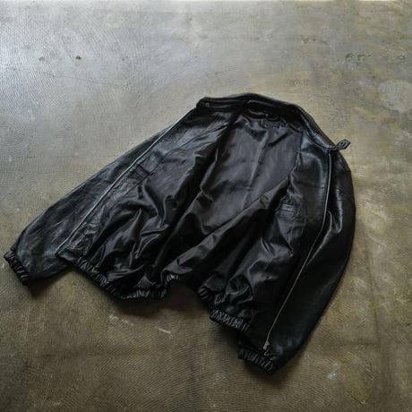 6月末お届け予定分_［Free Size］Fragments of Vintage Leather_Zip-up Jacket
