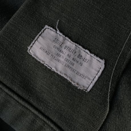 ［XXL (17 1/2) ］USARMY Olive Green Shirts_no.11