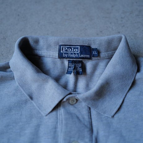 ［XL］POLO SHIRT_MADE IN USA_80-90s vintage_no.8